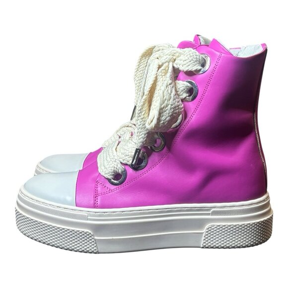 Cristianzerotre CRO3 Calipso 300 Platform Sneakers Fuchsia Pink Size 39 w/ Box - Picture 5 of 13